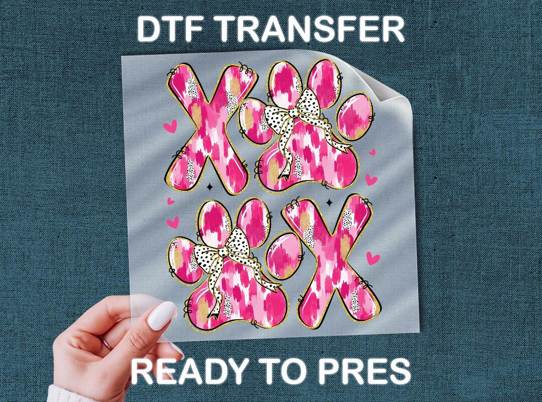 Dog Lover Shirt Transfer: Heart Paw Print - Ready to Press DTF - Etsy