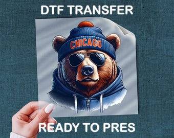 Chicago Bears Mascot DTF Transfer - Ready to Press