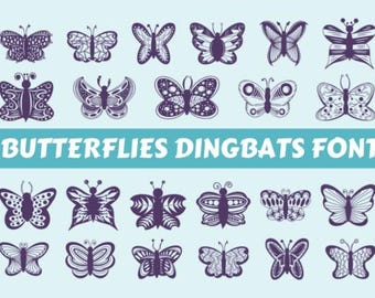 Butterflies Font