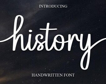 History Font | Vintage Serif Display Typeface