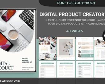 Digital Product Creator Kit Canva