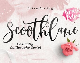 Scoothlane Script Font: Modern Calligraphy for Elegant Designs
