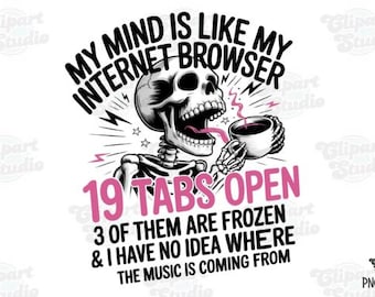 My Mind Is Like Sarcastic Snarky PNG