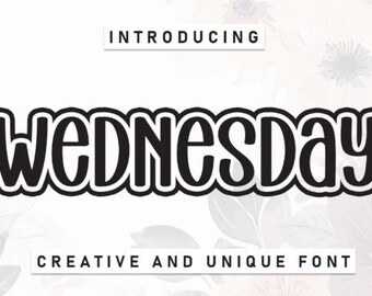 Wednesday Font