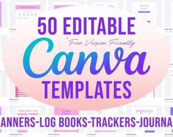 50 Editable Canva Templates