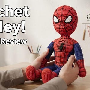 Spider Man Crochet Pattern| Amigurumi Spider Hero Doll | Superhero Crochet Pattern | Instant Download | DIY Crochet Gift | Marvel Inspired