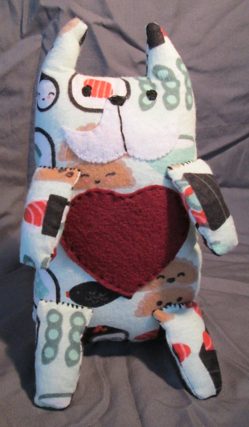 Cuddly Sushi Cat Plushie Plush