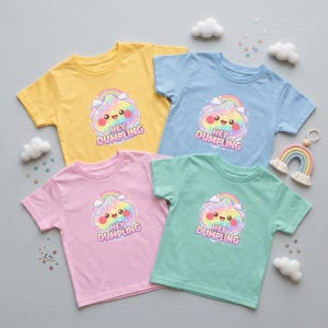 Stuffed Happiness Cute Dumplings Shirt Dumpling Tee Funny Foodie Birthday Tshirt Kawaii Dumpling Lover Gift Asian Food Lover Tee Baby Shower