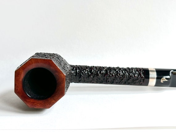 Vintage Estate Pipe L'anatra Rusticated Lovat Pipe Limited Edition 2005 Pipes and Tobacco Magazine 169 of only 250 made