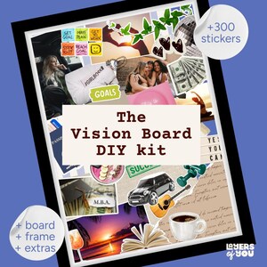 DIY Vision Board Kit for Manifestation | Goal Setting & Visualization | Layers of You