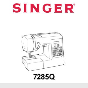 Singer 7285Q symaskinsmanual - digital guide på 3 språk