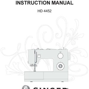 Symaskinsguide: Singer Heavy Duty 4452 (PDF-nedladdning)