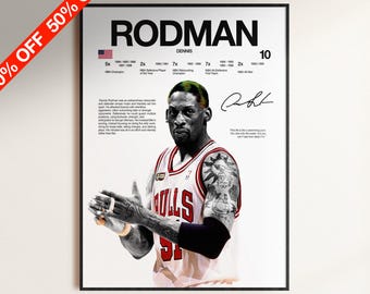 デニス・ロッドマン、NBAファンアート、シカゴ・ブルズのTシャツ