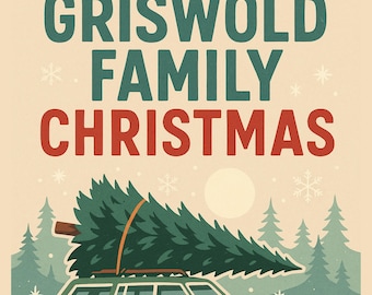 Willkommen bei Griswold Family Weihnachten – Digitaldruck