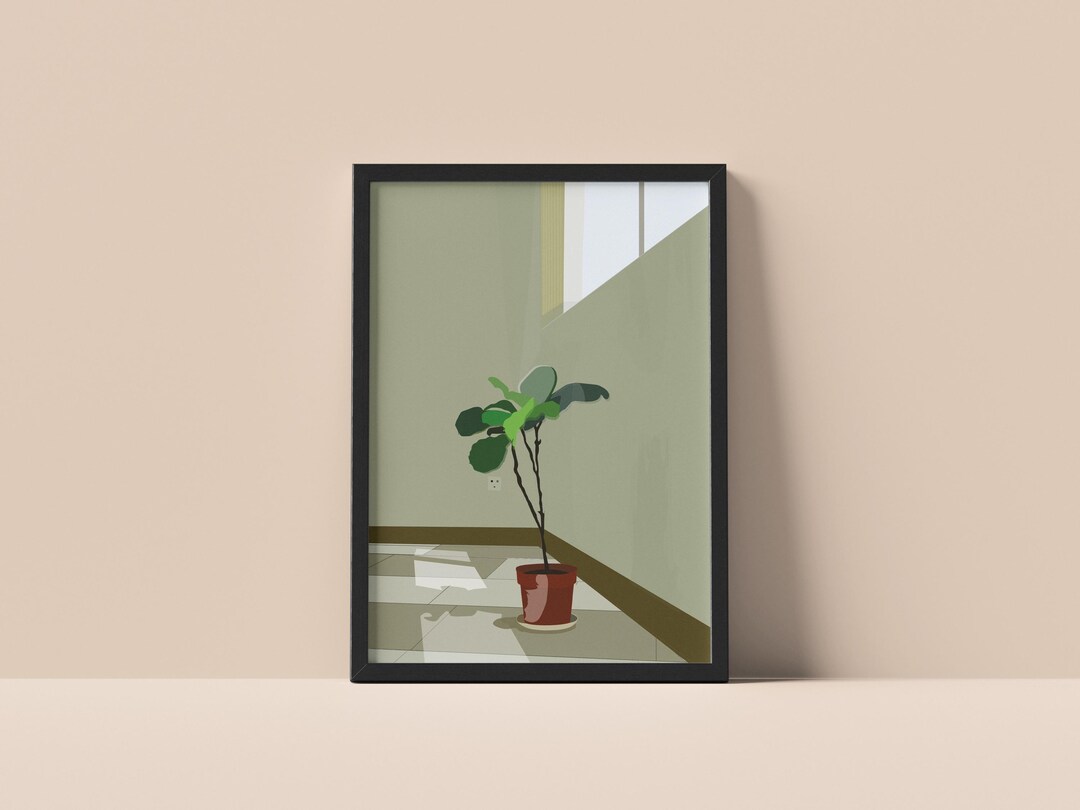 Printable Wall Art Minimalist Abstract Poster Modern Vector ...