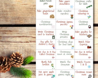 Pergaminos de actividades de Adviento: 39 ideas imprimibles (descarga digital)