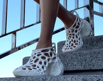 3D Printable STL Organic Voronoi Heel