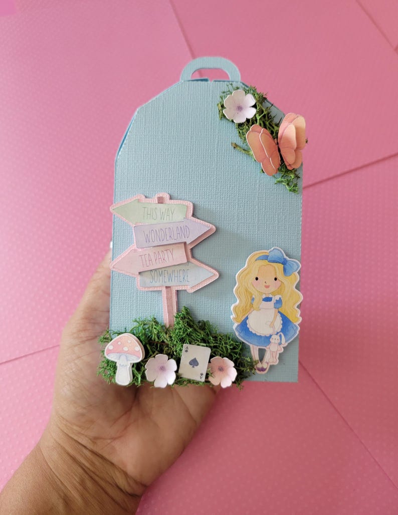 Alice in Wonderland Party Favor Boxes, Treat Candy Suitcase - Etsy