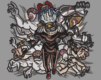 Borduurontwerp Shigaraki Tomura
