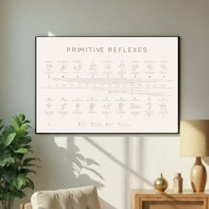 Primitive Reflexes Poster – Educational Chart