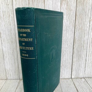 Antikes Buch 1896 Jahrbuch des Landwirtschaftsministeriums - US-Ministerium für Landwirtschaft