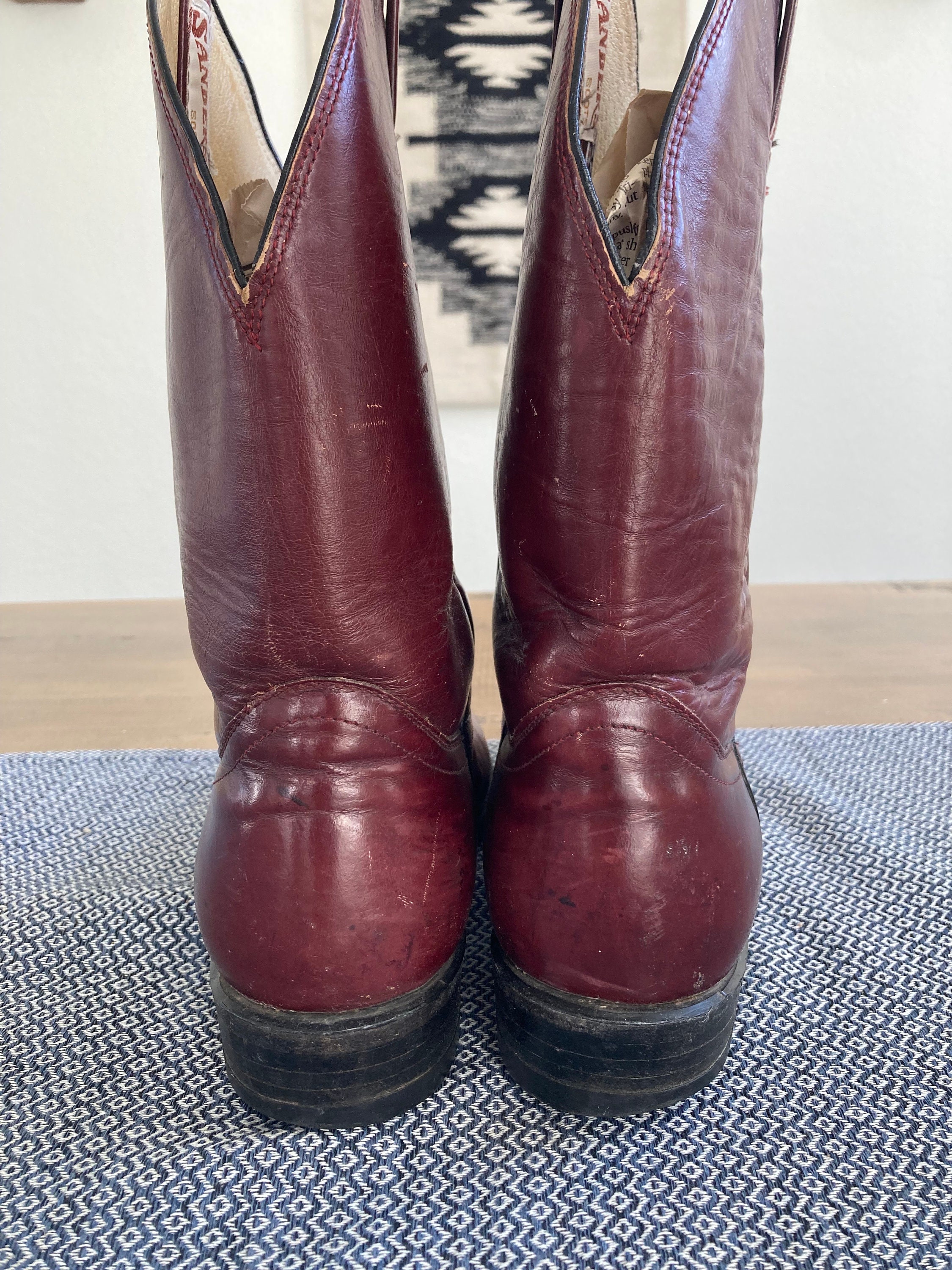 ヴィンテージ サンダース ウエスタン カウボーイブーツ