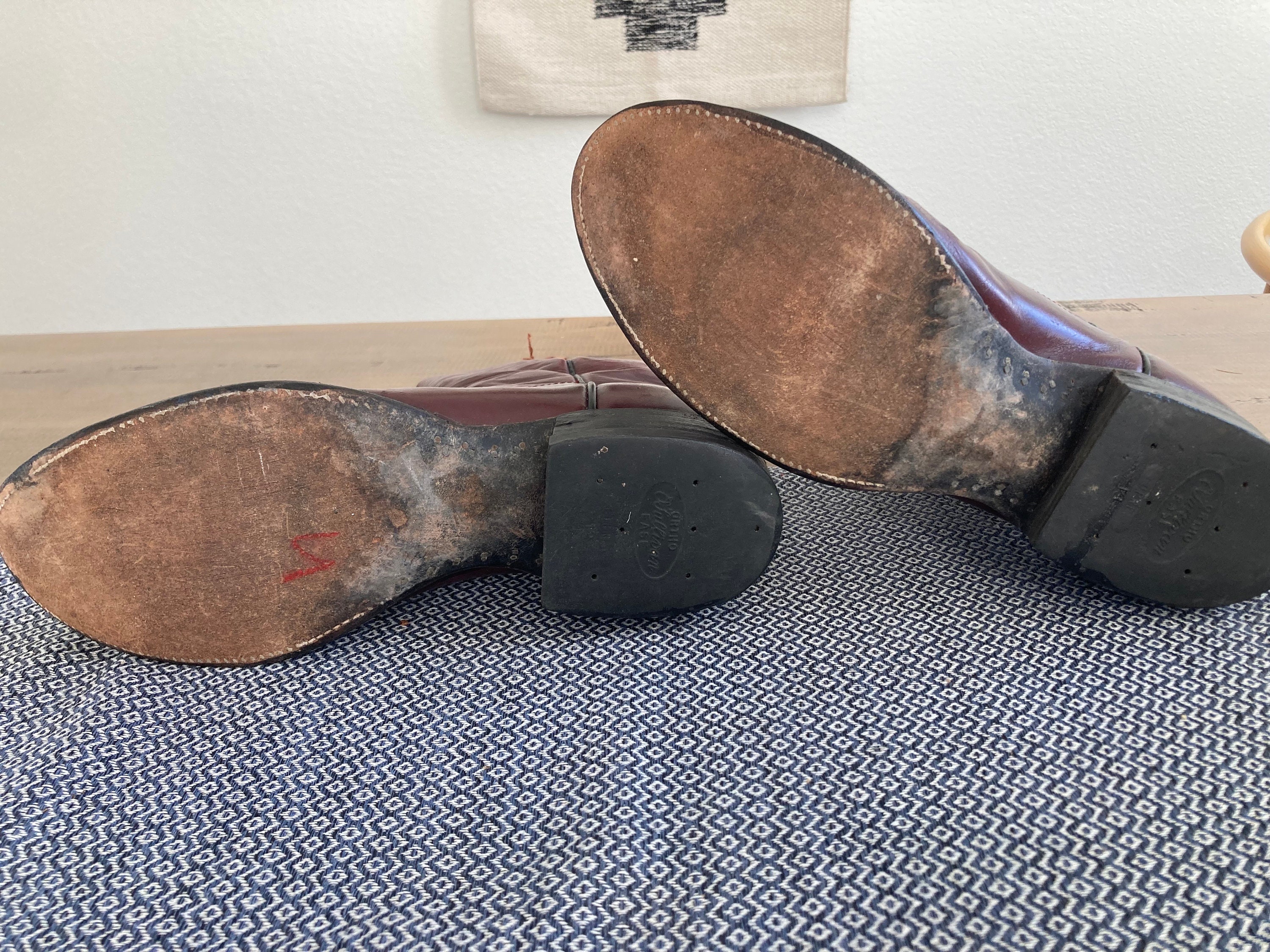 ヴィンテージ サンダース ウエスタン カウボーイブーツ