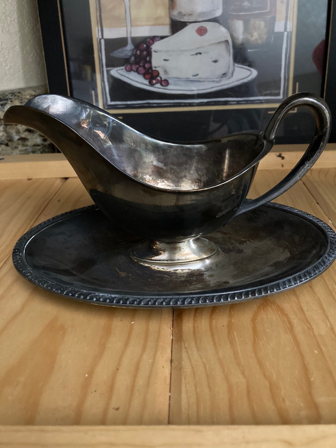 Vintage Silver Plate Gravy/sauce Boat Avon WM Rogers 3613