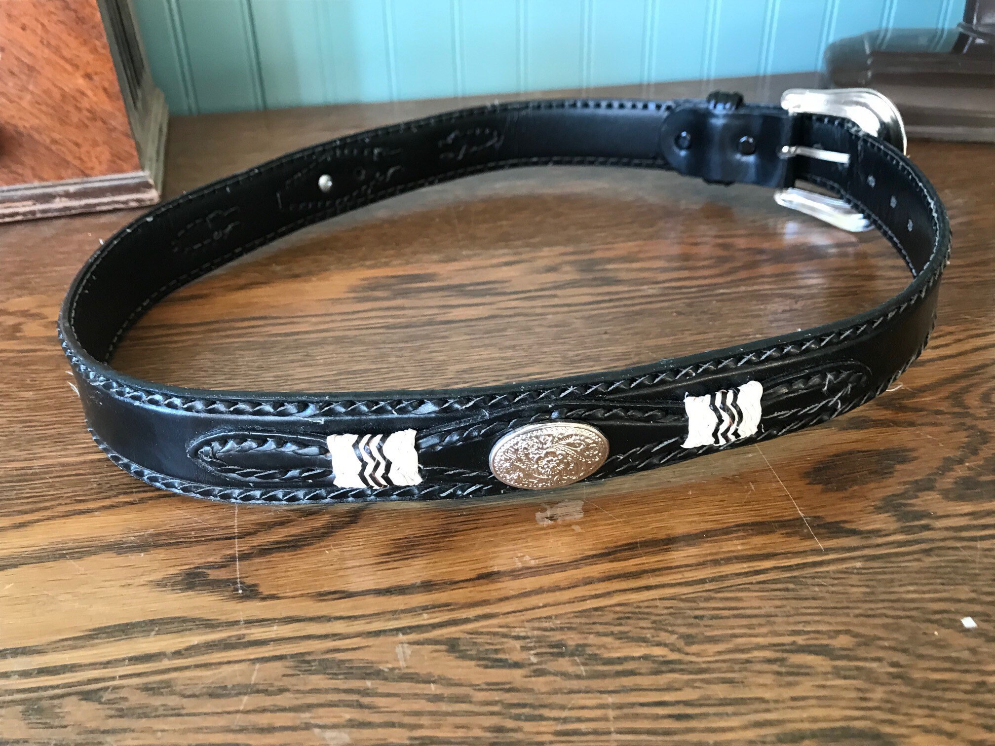western braided belt