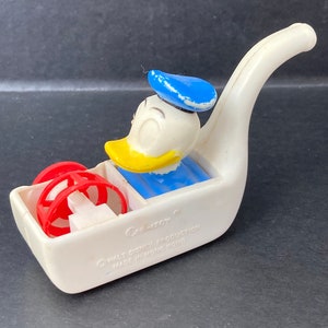 Vintage Donald Duck Bubble Blower Pipe Walt Disney Merch
