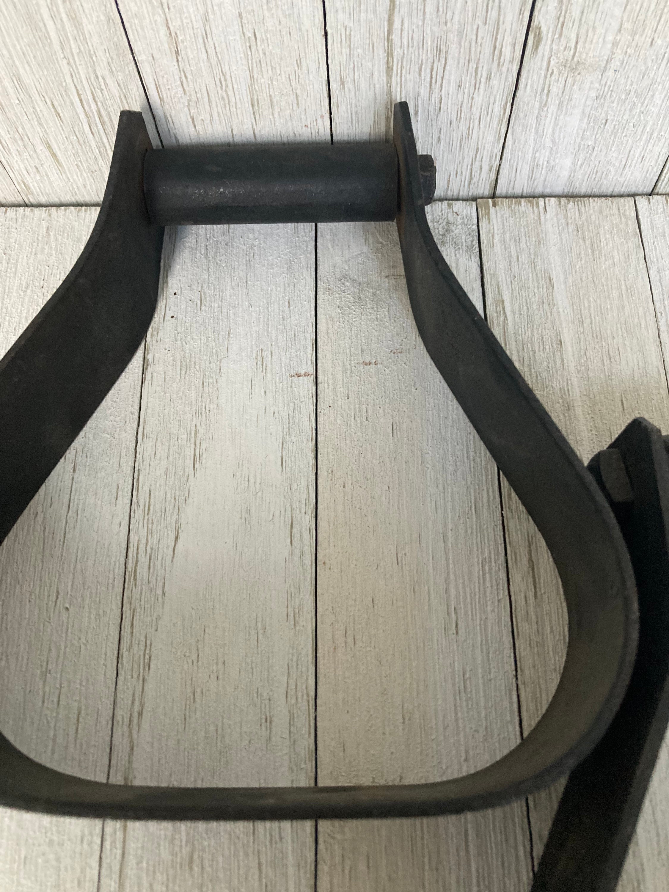 Étriers En Cuir Vintage – Style Cowboy Western – Paire Artisanale équitation