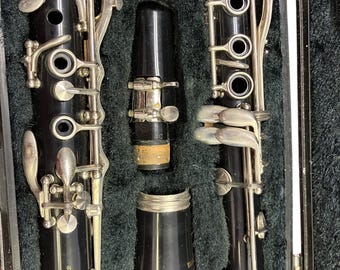 Vintage Yamaha Nippon Gakki Japan 20 Clarinet Hard Case SN 005523