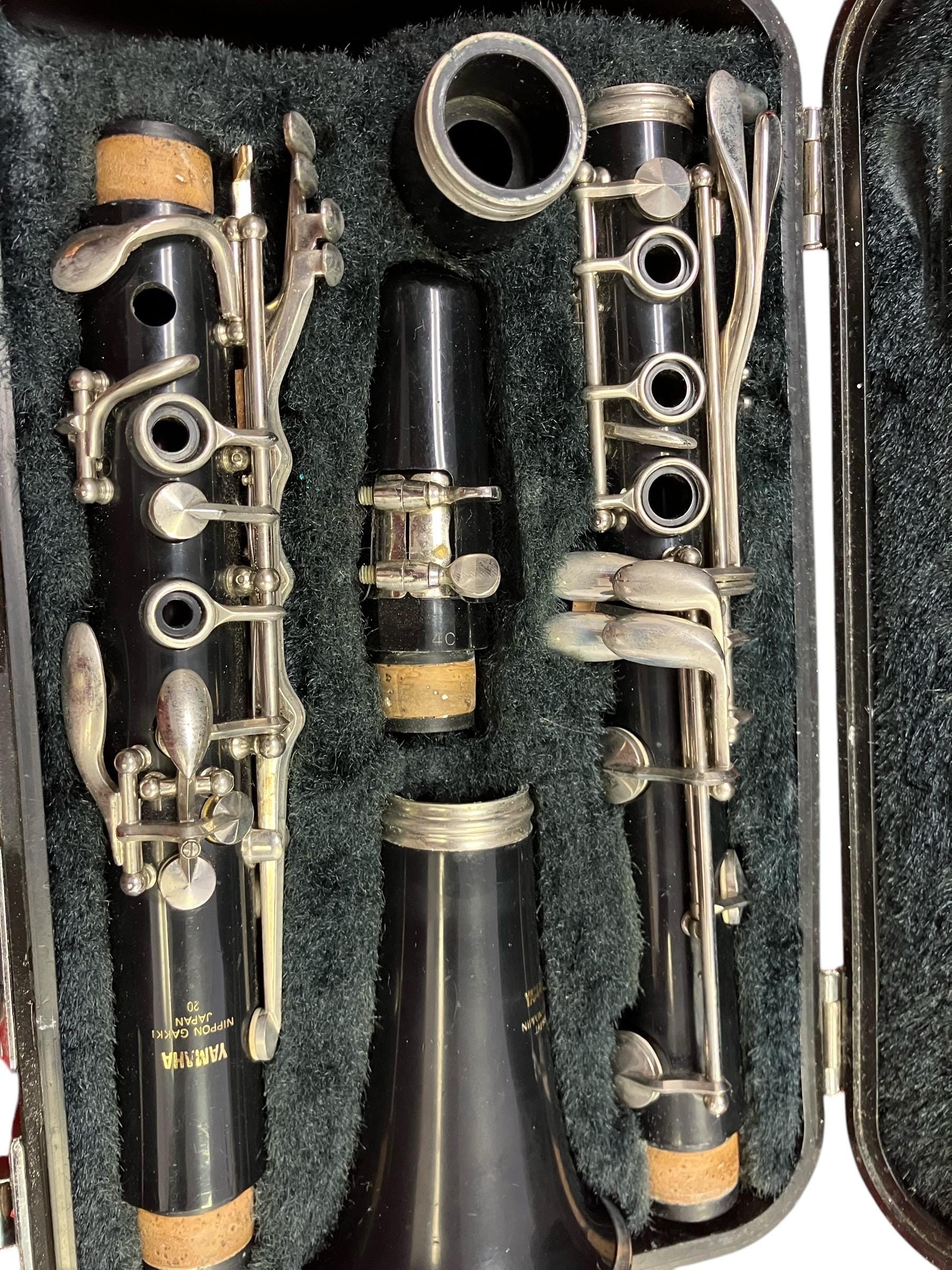 Vintage Yamaha Nippon Gakki Japan 20 Clarinet Hard Case SN 005523