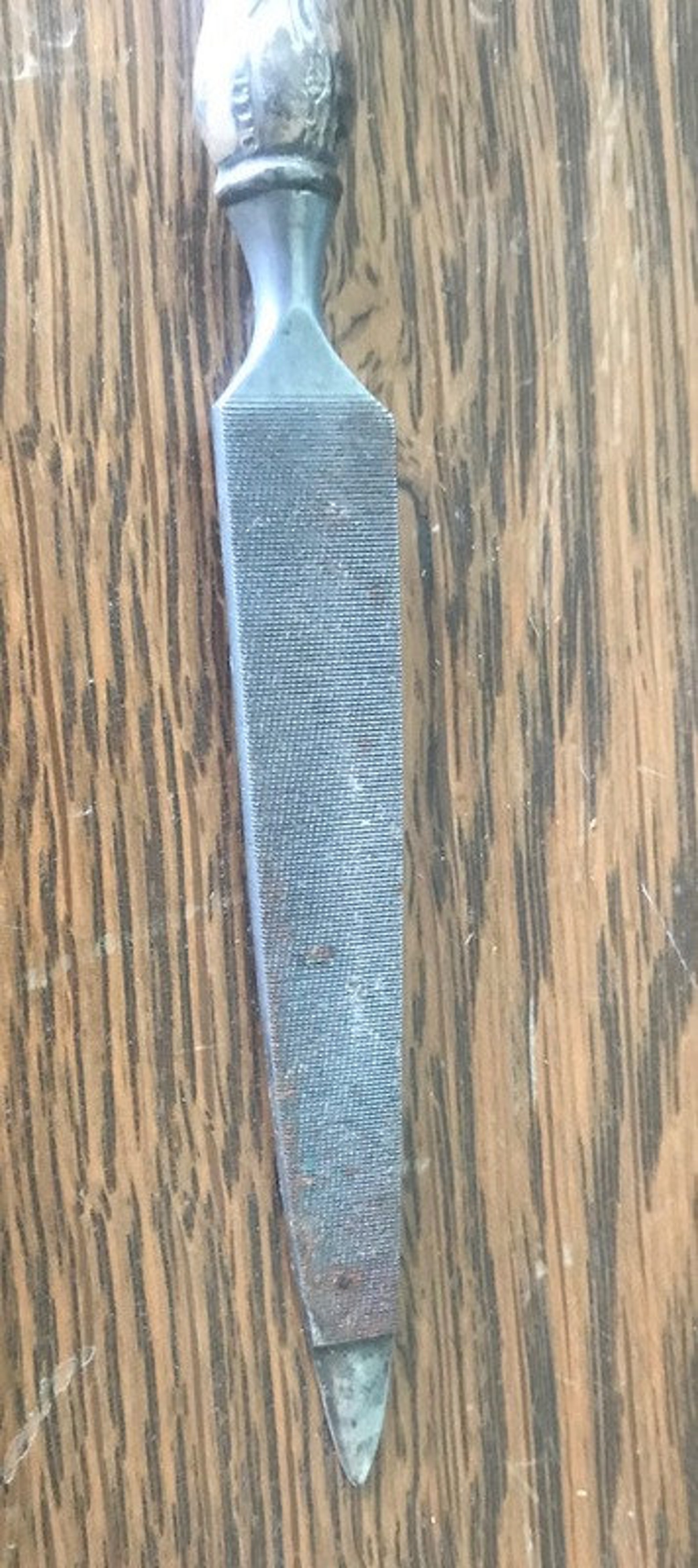 Antique Nail File Sterling Silver With Ornate Design 19001910 Etsy