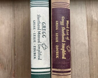 Gregg ショートハンド大学生向き 速記教材 Vol1&2 の2冊　古書洋書 il_340x270.5740901536_4r0e.jpg