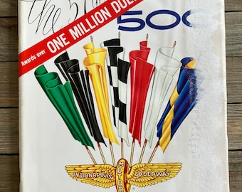 Vintage Indianapolis 500 Motor Speedway Program May 28th, 1973