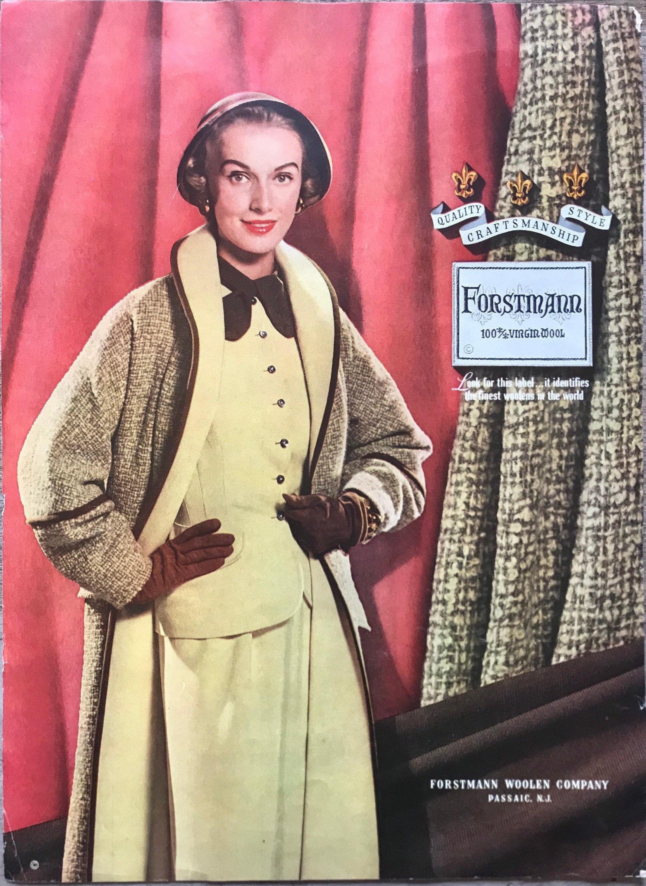 Forstmann Wool Coat - Etsy Forstmann Wool Coat - Etsy