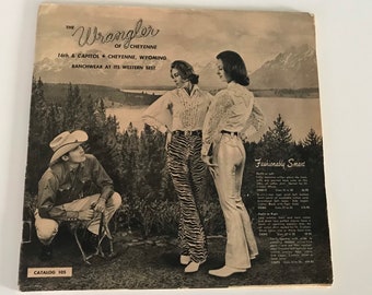 WOWZA! RARE! 1964 Iconic the Wrangler Western Store Catalog