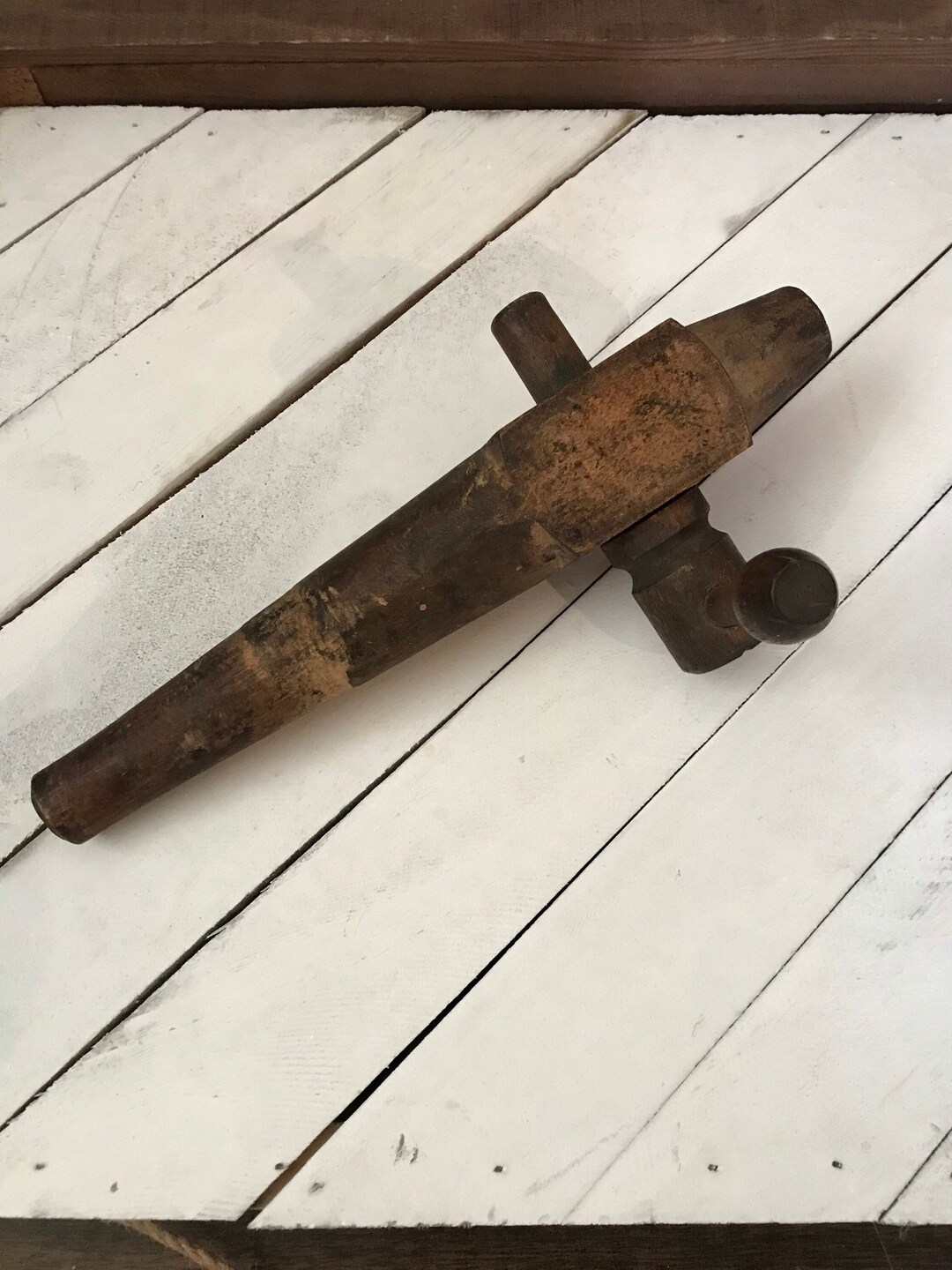 Vintage Wooden Barrel Spigot Tap Bung Prohibition Bootleg Wine Etsy