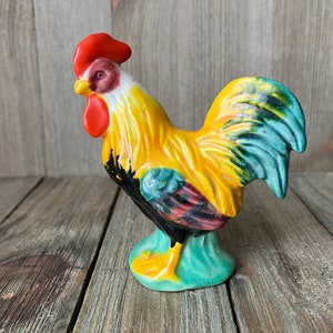 Vintage Rooster Pepper Shaker - Replacement - Country Kitchen - Chicken and Rooster Collectibles - Rooster Porcelain Figurine