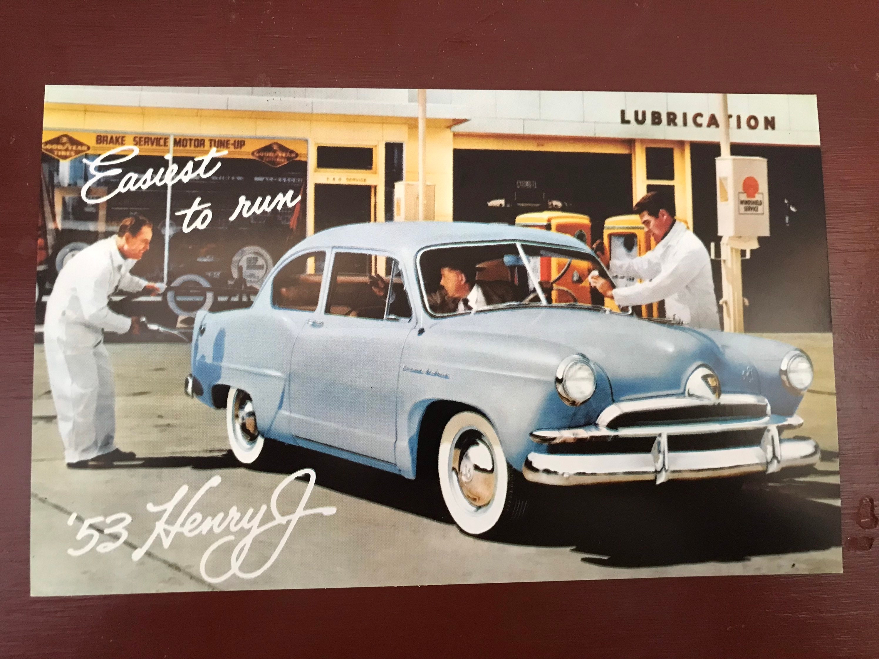 Unused 1953 Kaiser Frazer Henry J Advertising Postcard Etsy