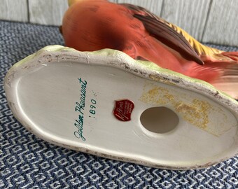 Vintage Leftons Golden Pheasant Japan Porcelain Ceramic Pheasant