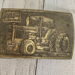 Vintage 1978 Massey Ferguson 2805 Tractor Belt Buckle by The Great American Co.