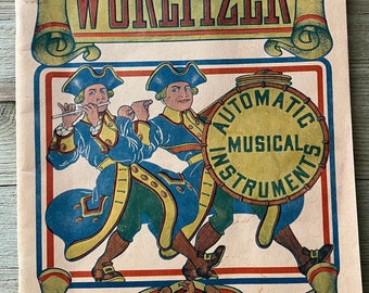 Antique Catalogue Wurlitzer Automatic Musical Instruments Chicago Cincinnati