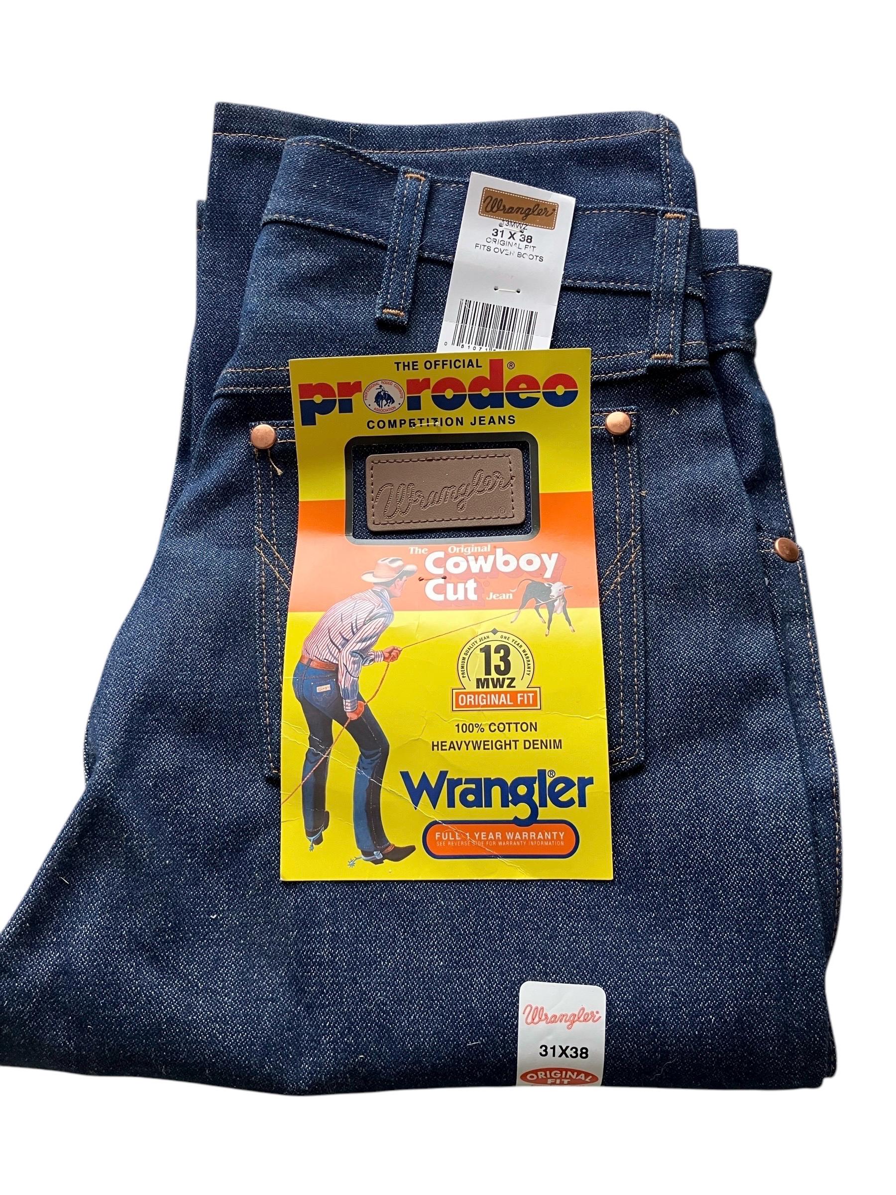 パンツ Wrangler / 80's 13MWZ USA denim pants Wrangler 13MWZ - Straight leg jeans - stonewashed/blue denim