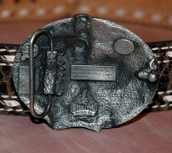 1985 Siskiyou Buckle Co Pewter & Enamel, 1985 Siskiyou Buckle Co Pewter & Enamel,