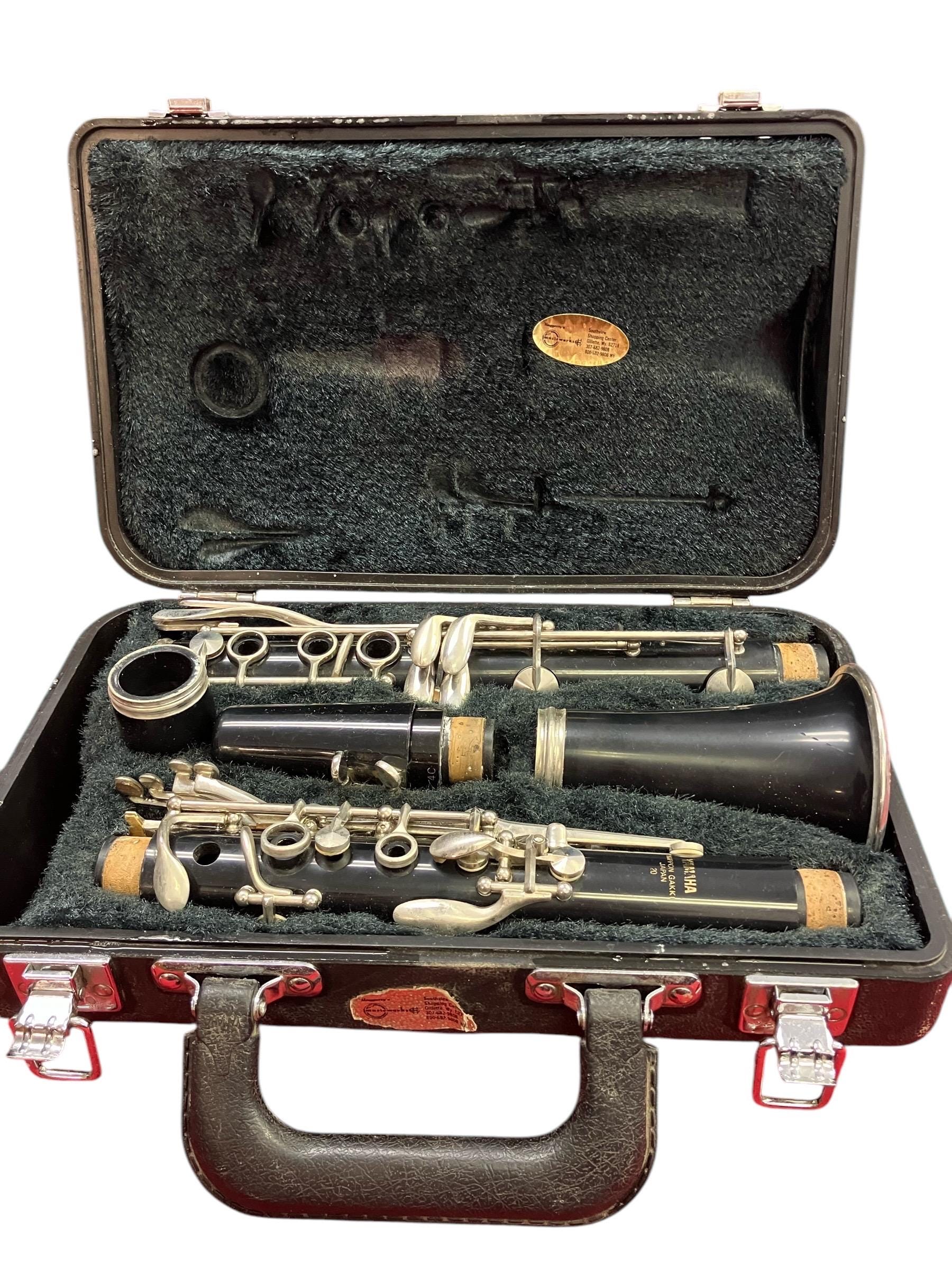 Vintage Yamaha Nippon Gakki Japan 20 Clarinet Hard Case SN 005523