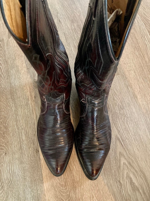 Bottes.Boots Tony Lama en Cuir exotique pour Homme