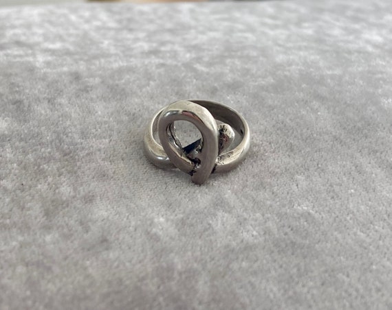 Vintage Sterling Silver Ring Size 7 - 925 Sterlin… - image 3