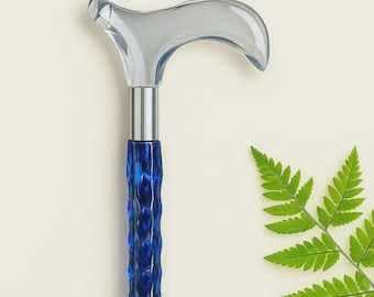 Elegant Acrylic Walking Cane – Fashionable Walking Sticks Crystal Mobility Aid Gift for Seniors